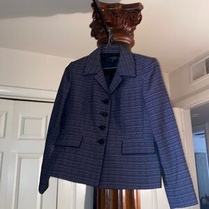 Burgundy white and black beautiful jacket